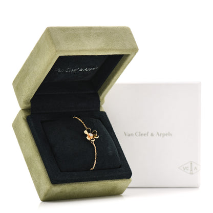 Van Cleef & Arpels 18K Yellow Gold Diamond Mini Frivole Bracelet 5 of 5