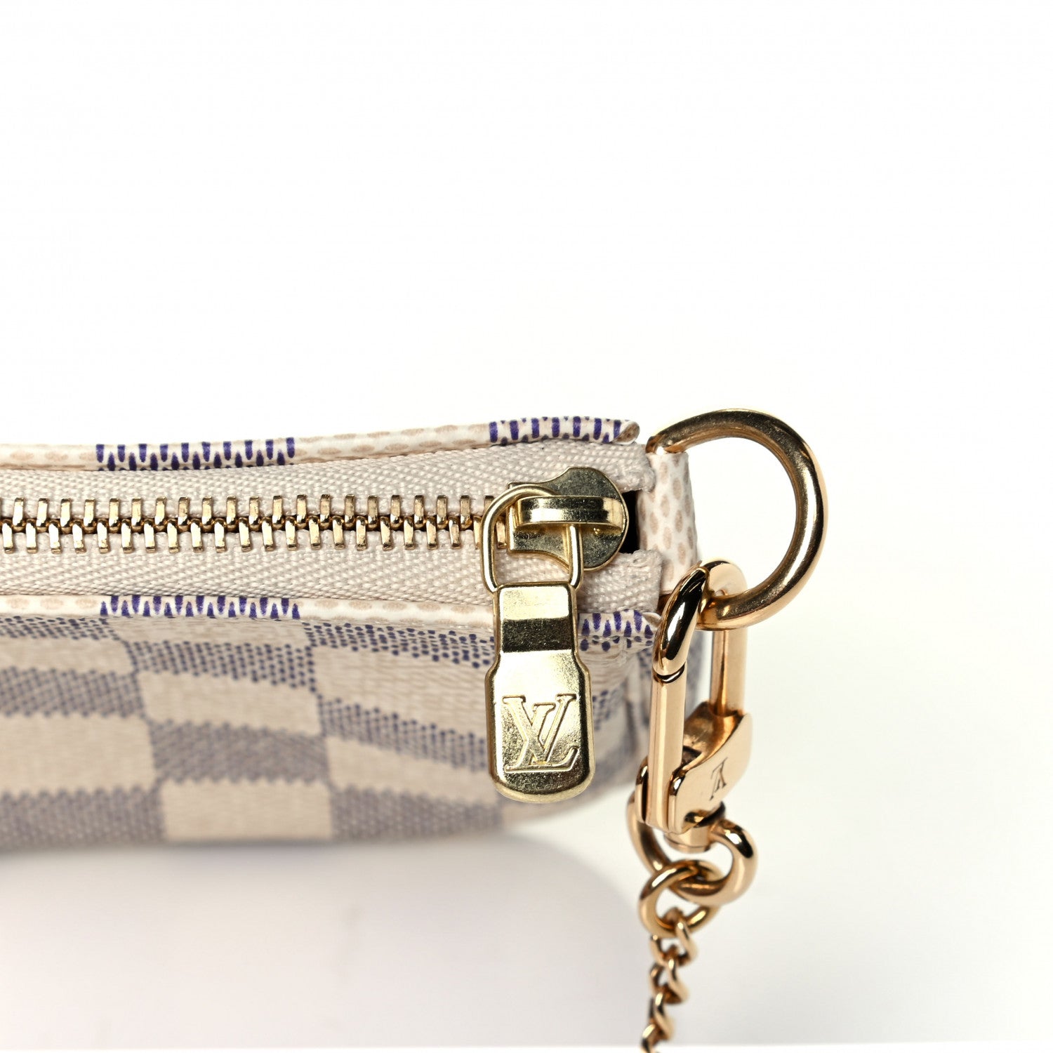 Louis Vuitton Damier Azur Mini Pochette Accessories 5 of 6