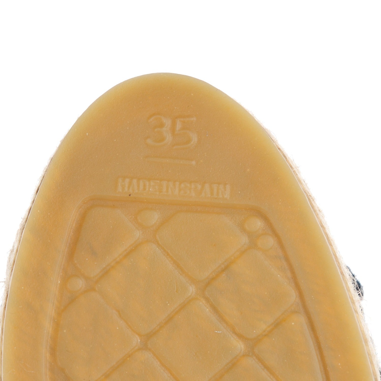 Chanel Flannel CC Espadrilles 35 Grey Black 9 of 10