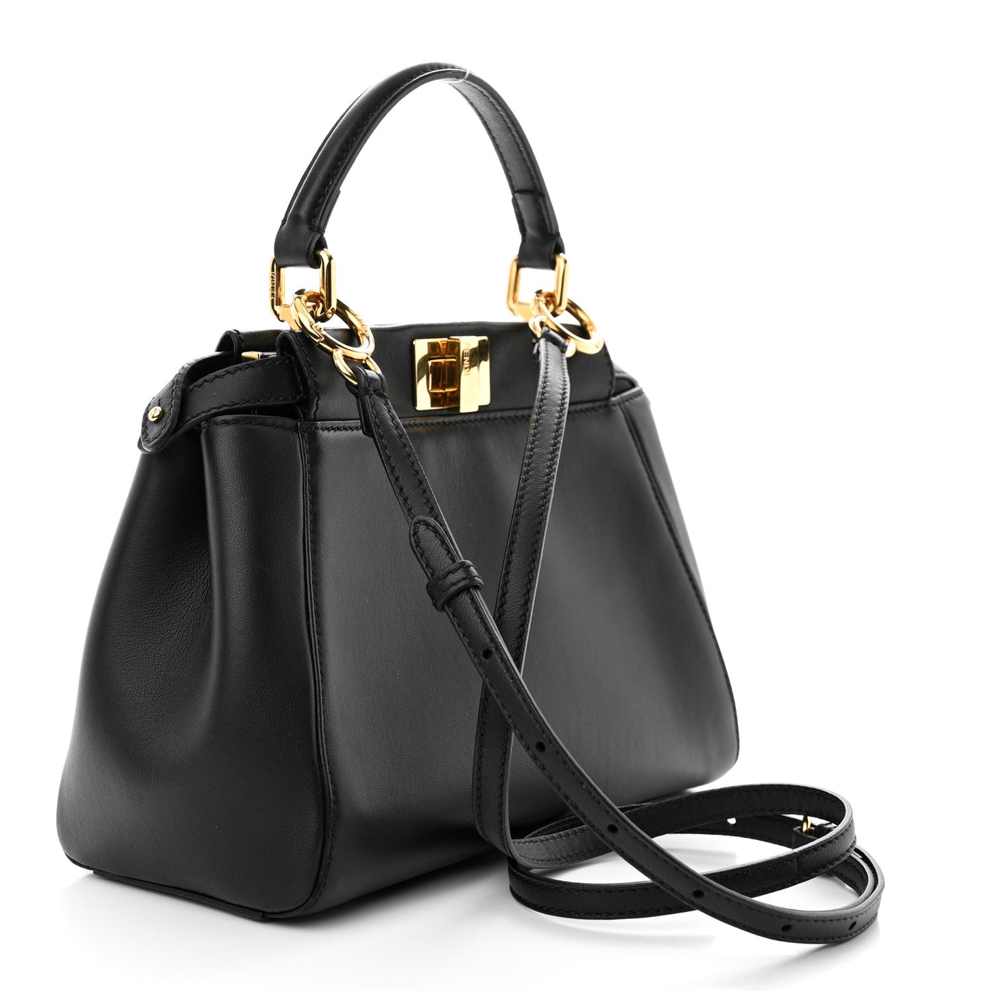 Nappa Mini Peekaboo Iconic Satchel Black