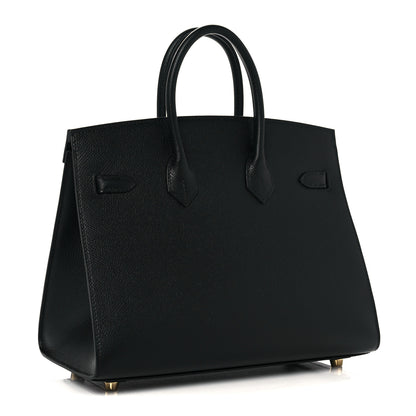 Hermes Epsom Birkin Sellier 25 Black 3 of 10