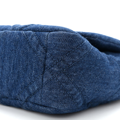 Chanel Denim Quilted Medium Chanel 19 Flap Blue 10 of 11