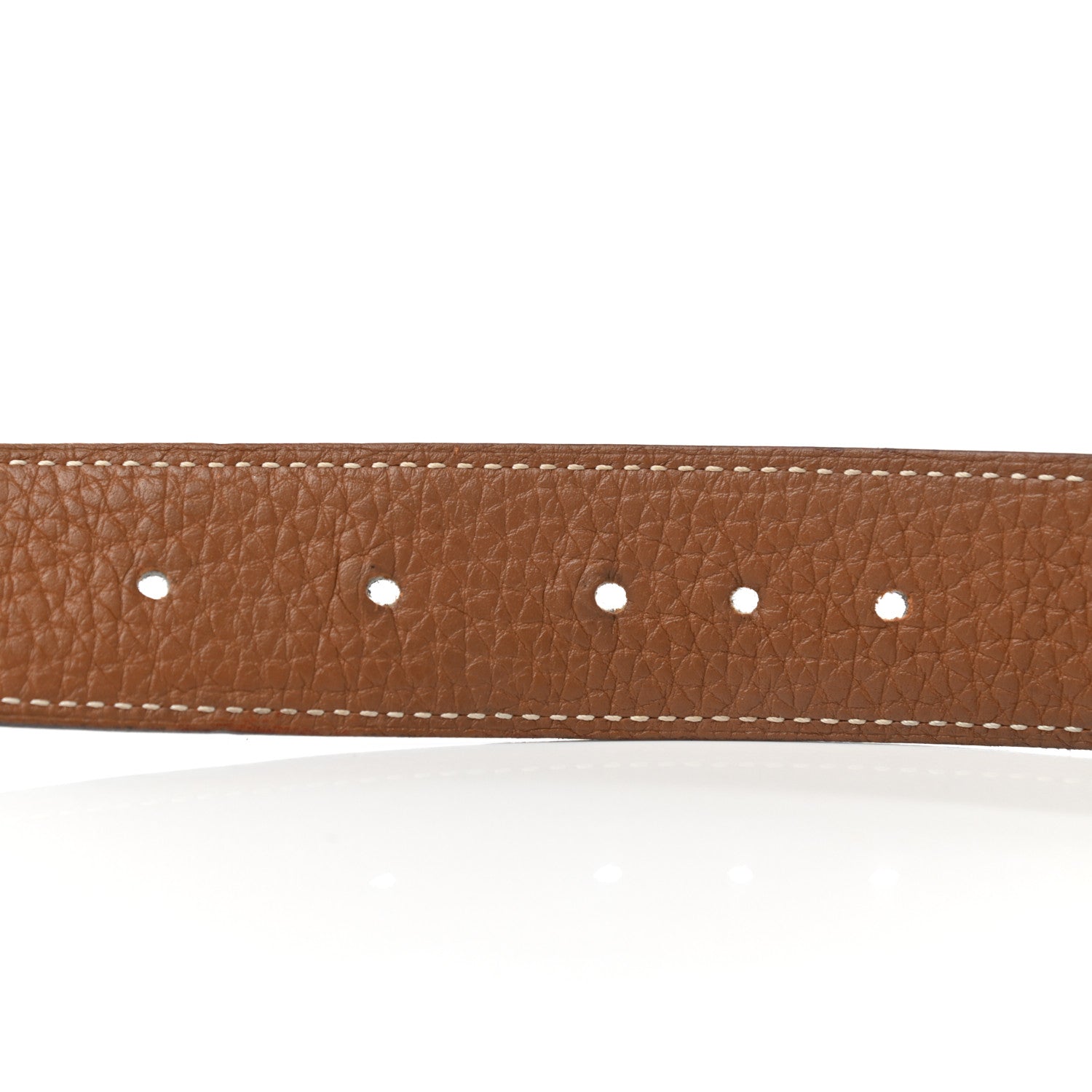 Hermes Box Togo 32mm H Belt 85 Black Gold 9 of 17