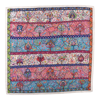 Hermes Cashmere Silk Au Pays Des Oiseaux Fleurs Shawl 140 1 of 5