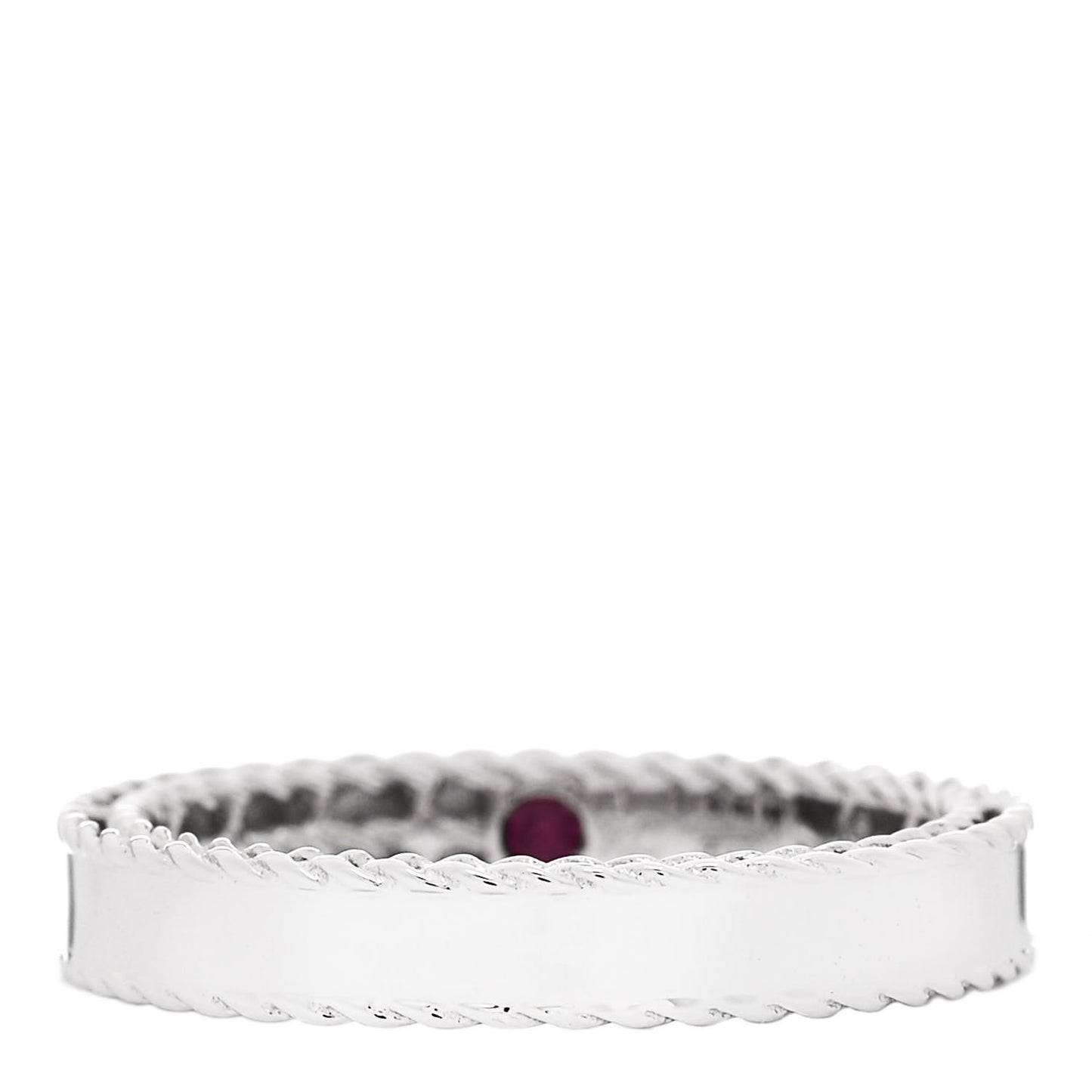 18K White Gold Symphony Princess Ring 48 4.5