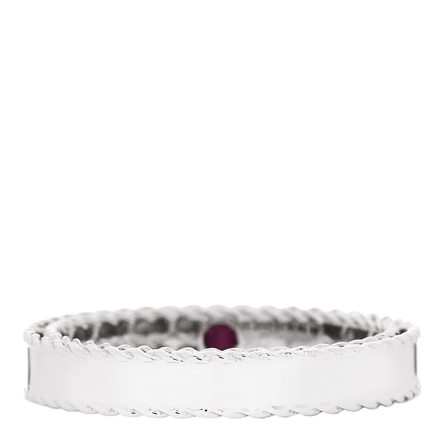 Roberto Coin 18K White Gold Symphony Princess Ring 48 4.5 1 of 4