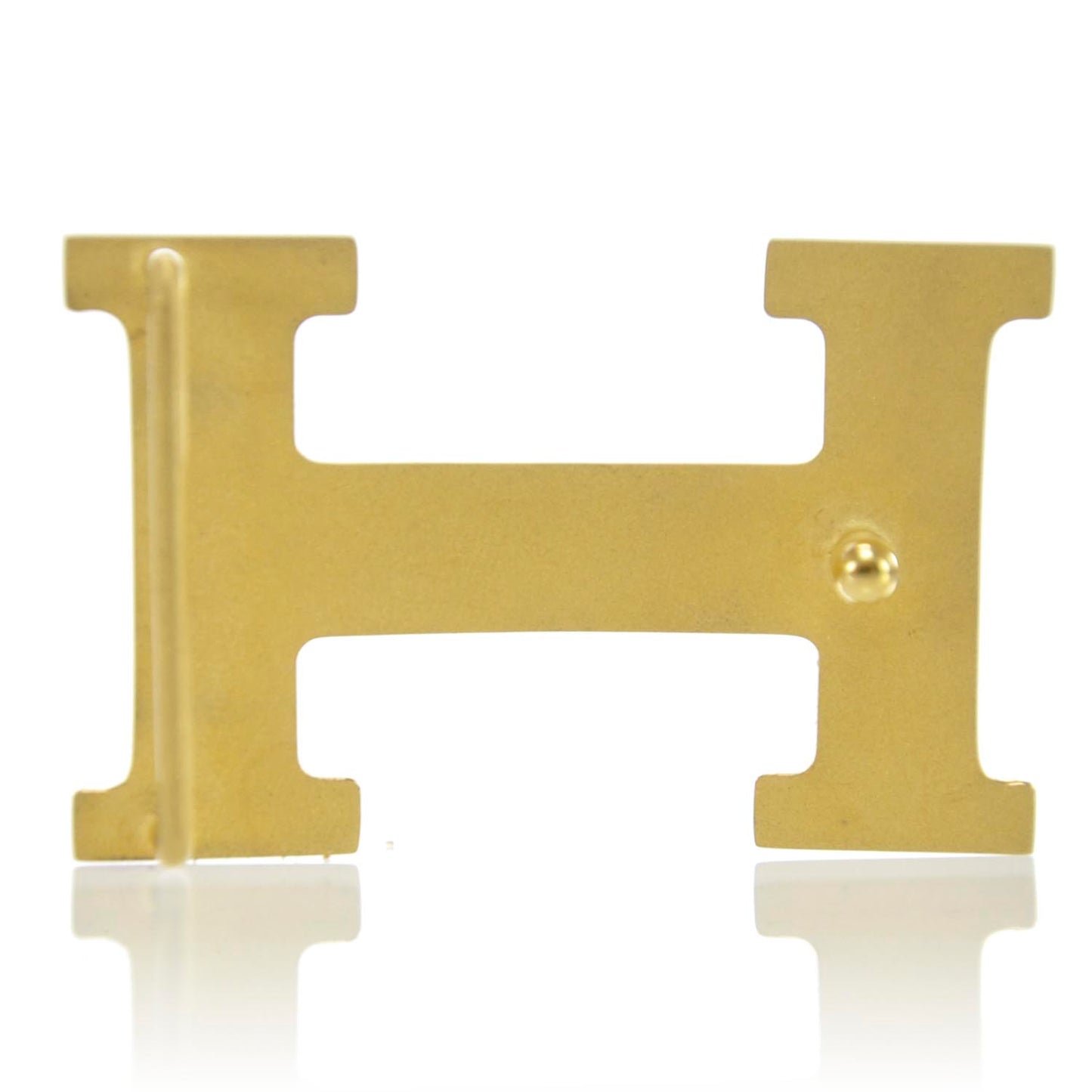 H Belt Buckle Gold