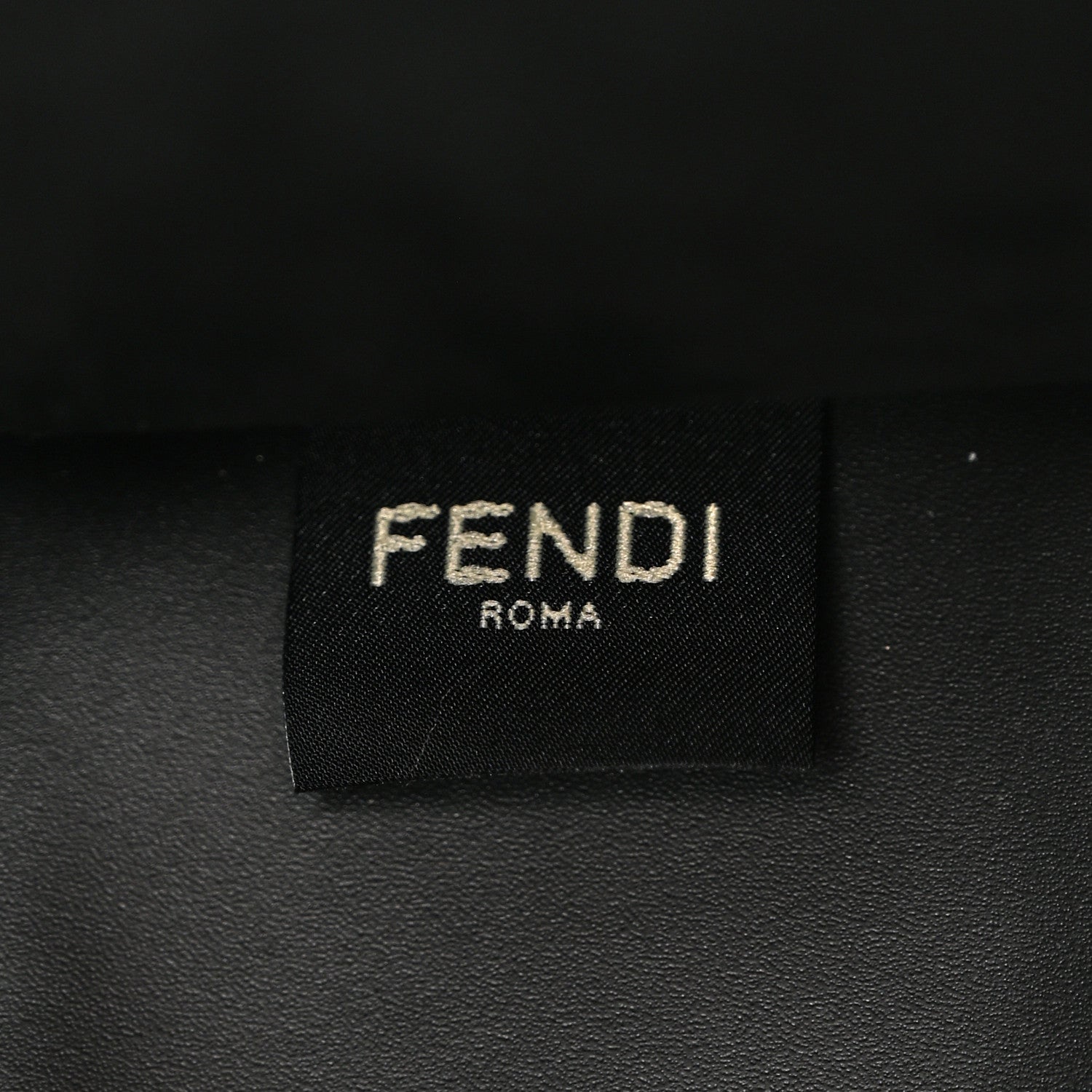 Fendi Vitello King Plexiglass Logo Embossed Small Fendi Sunshine Shopper Tote Black 6 of 9