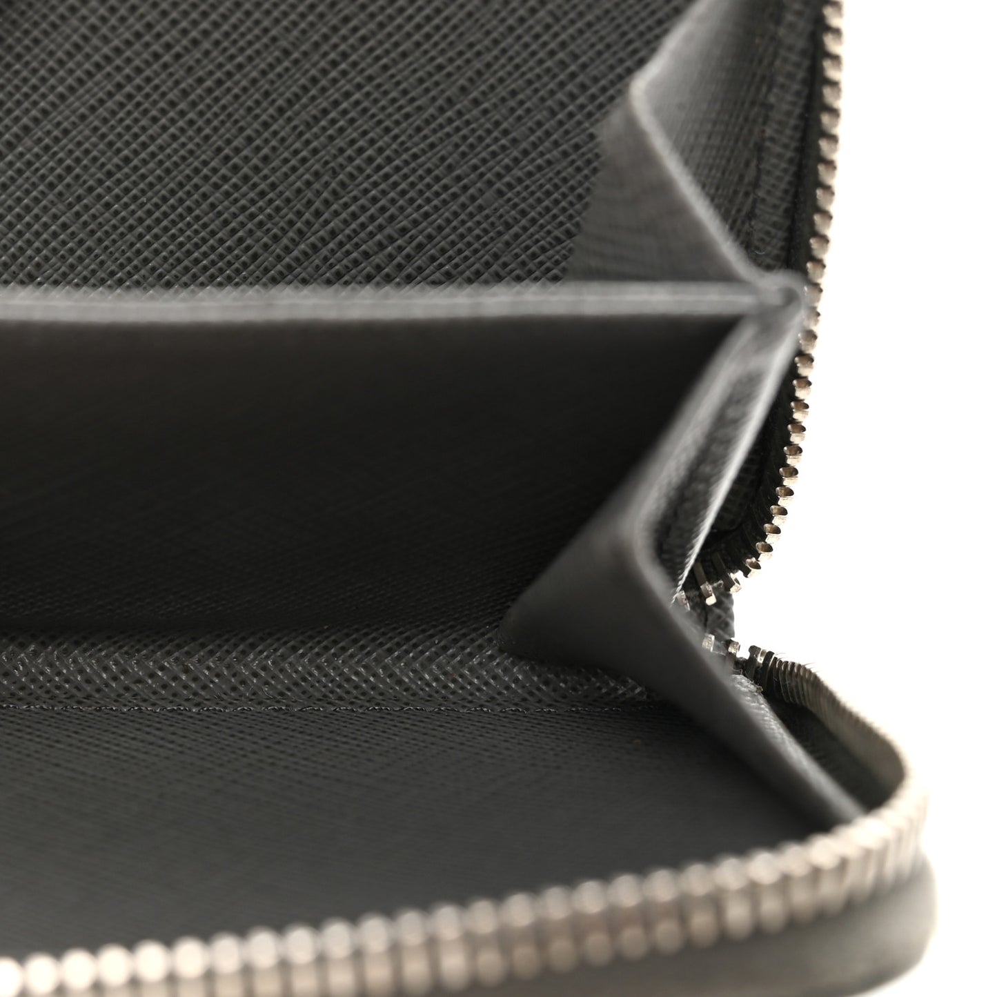 Saffiano Metal Zip Coin Purse Marmo