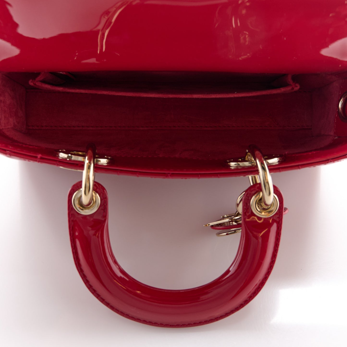 Patent Cannage Small Lady D-Joy Red