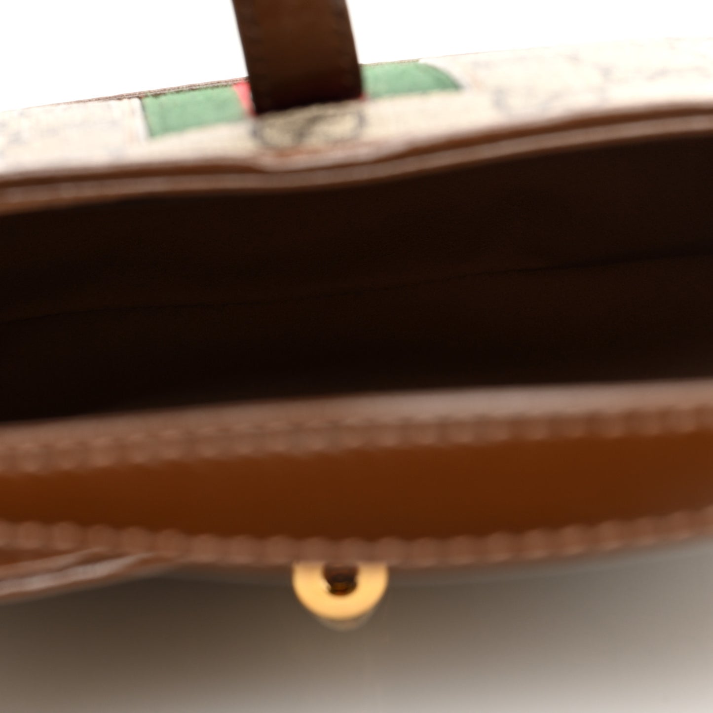 GG Supreme Monogram Azalea Calfskin Web Mini Jackie 1961 Hobo Beige Ebony Brown Sugar