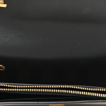 Salvatore Ferragamo Grained Calfskin Gancini Wallet Caraway Seed 5 of 9