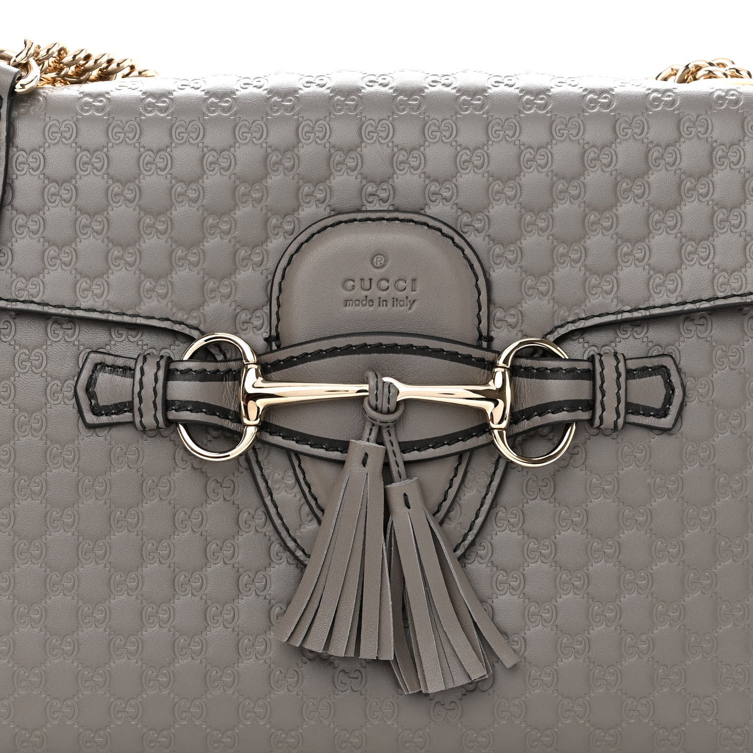 Gucci Soft Microguccissima Medium Emily Chain Shoulder Bag Loess 8 of 12
