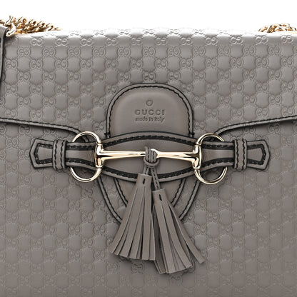 Gucci Soft Microguccissima Medium Emily Chain Shoulder Bag Loess 8 of 12