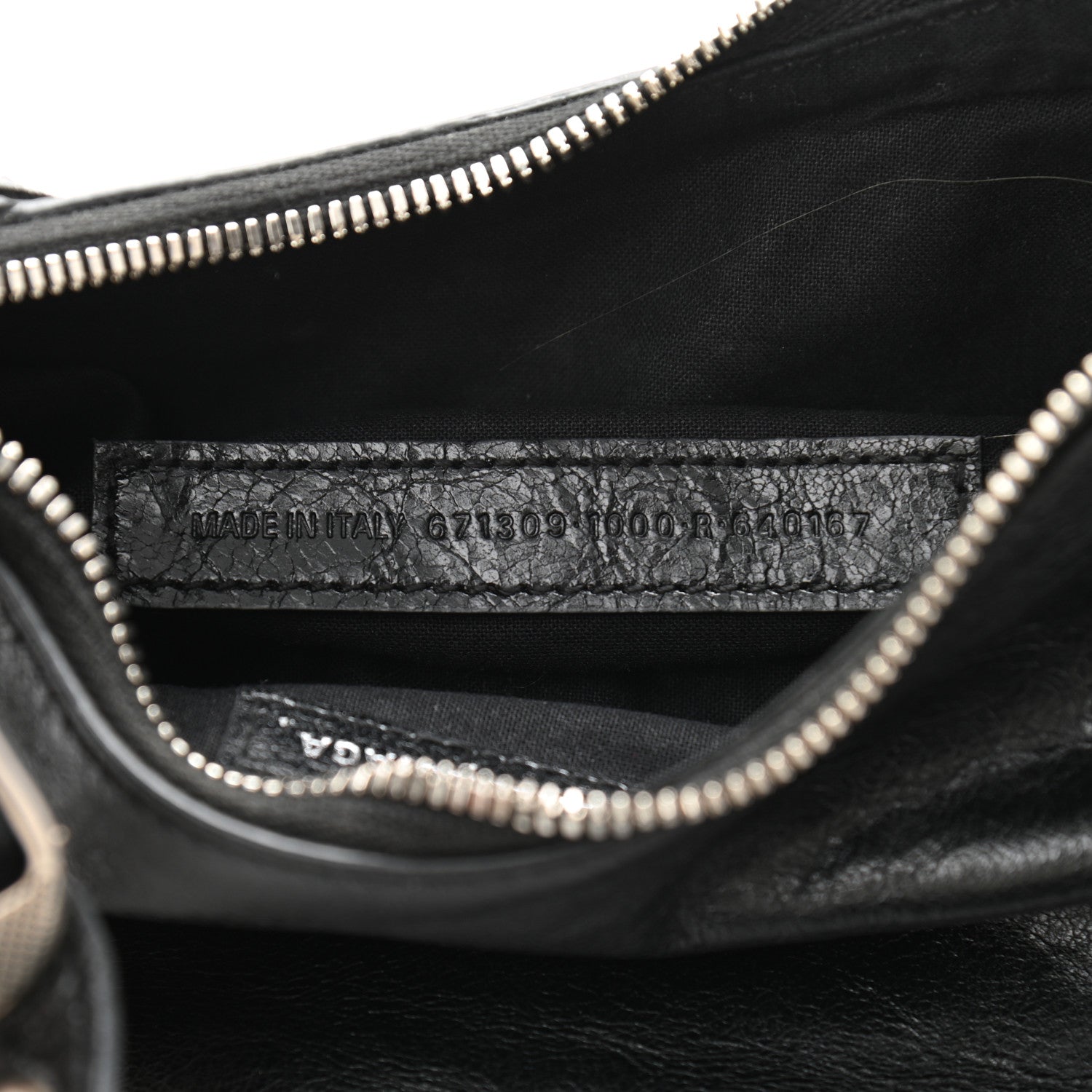 Balenciaga Agneau Arena Le Cagole Shoulder Bag XS Black 8 of 11