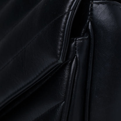 Saint Laurent Calfskin Y Quilted Monogram Loulou Shoulder Bag Black 10 of 10