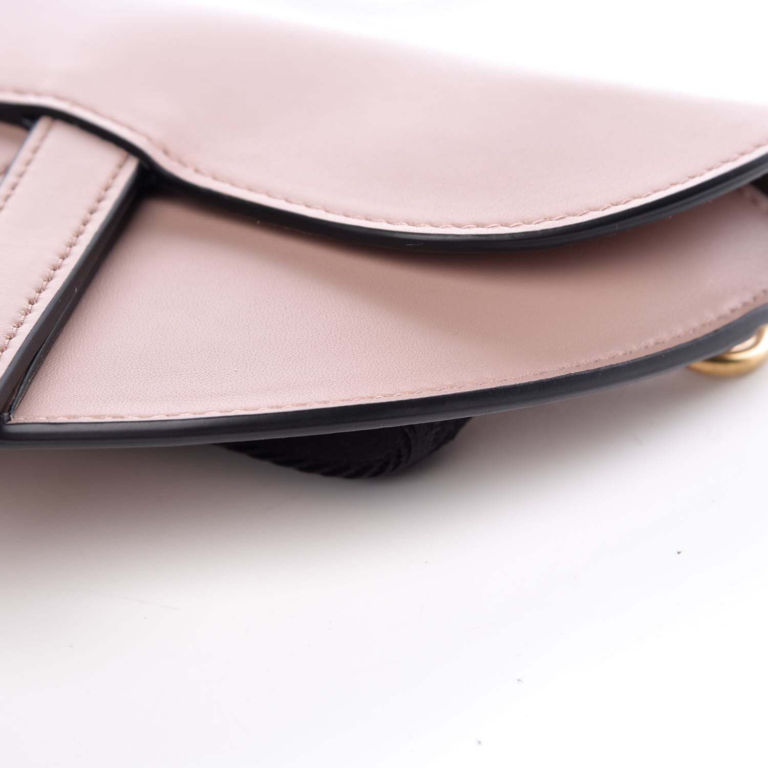 Christian Dior Calfskin Saddle Belt Bag Blush Pink 8 of 9