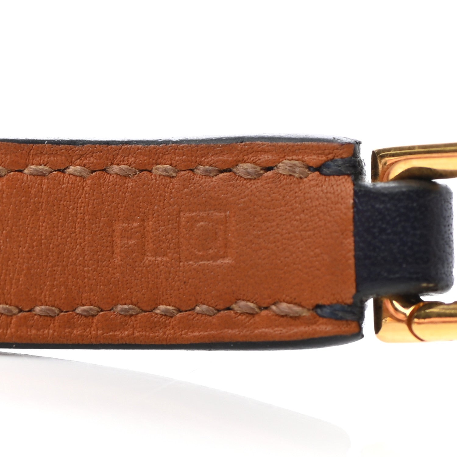 Hermes Swift Rivale Double Tour Bracelet M Bleu Saphir 6 of 7