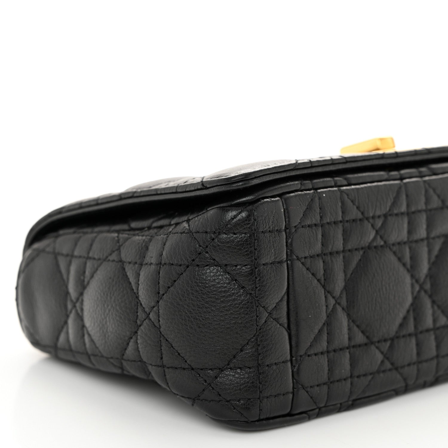 Christian Dior Calfskin Cannage Small Caro Bag Black 9 of 11