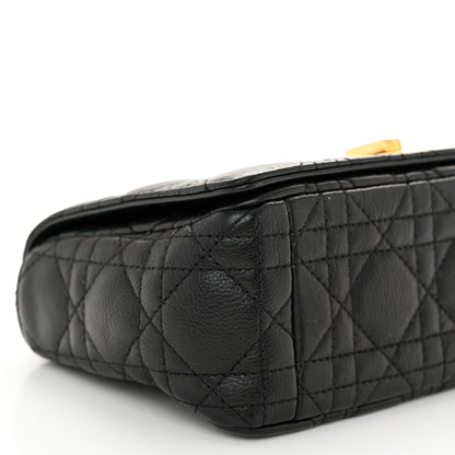 Christian Dior Calfskin Cannage Small Caro Bag Black 9 of 11