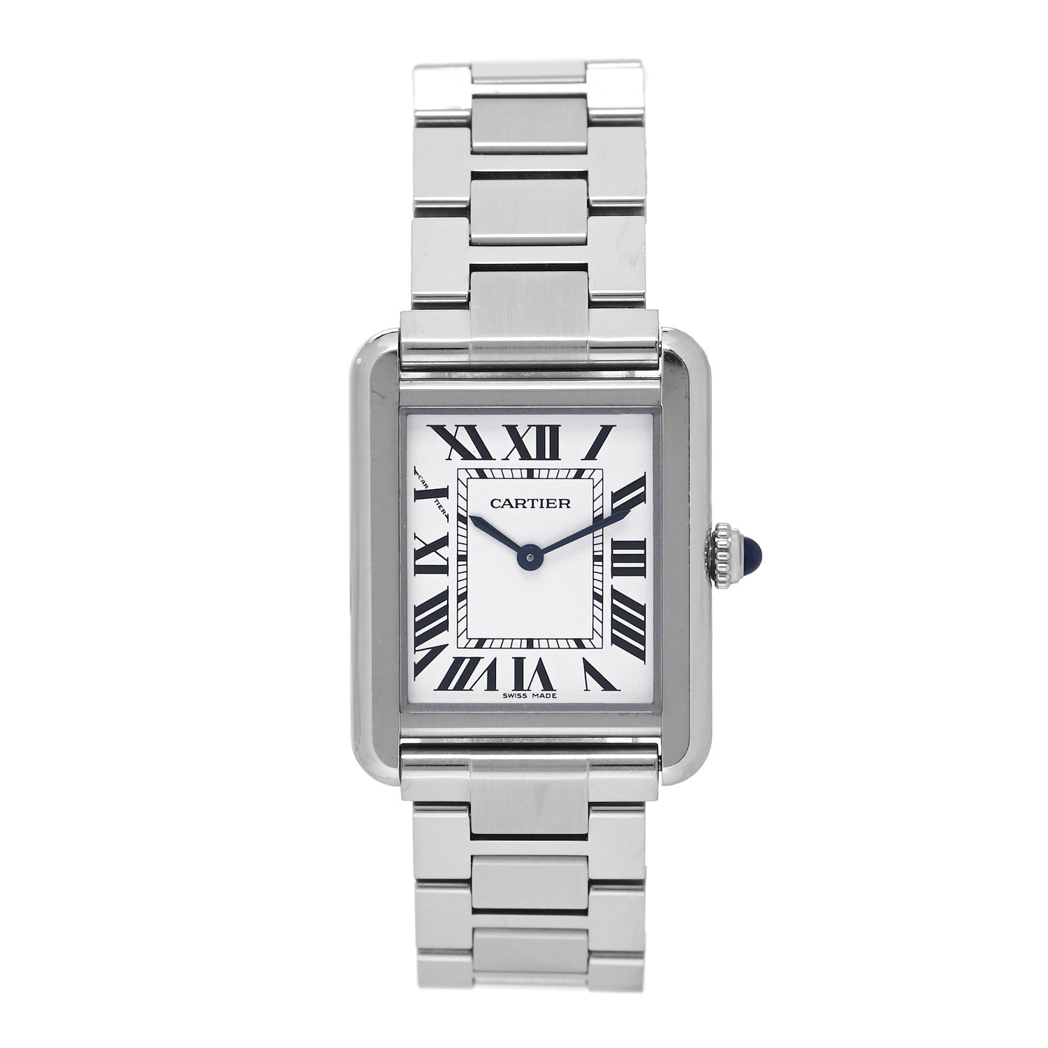 Cartier Stainless Steel 24mm Tank Solo Quartz Watch 1 of 6
