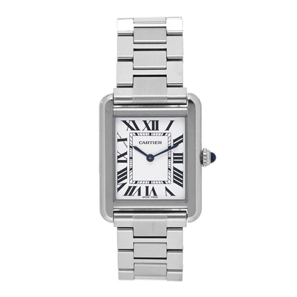 Cartier Stainless Steel 24mm Tank Solo Quartz Watch 1 of 6