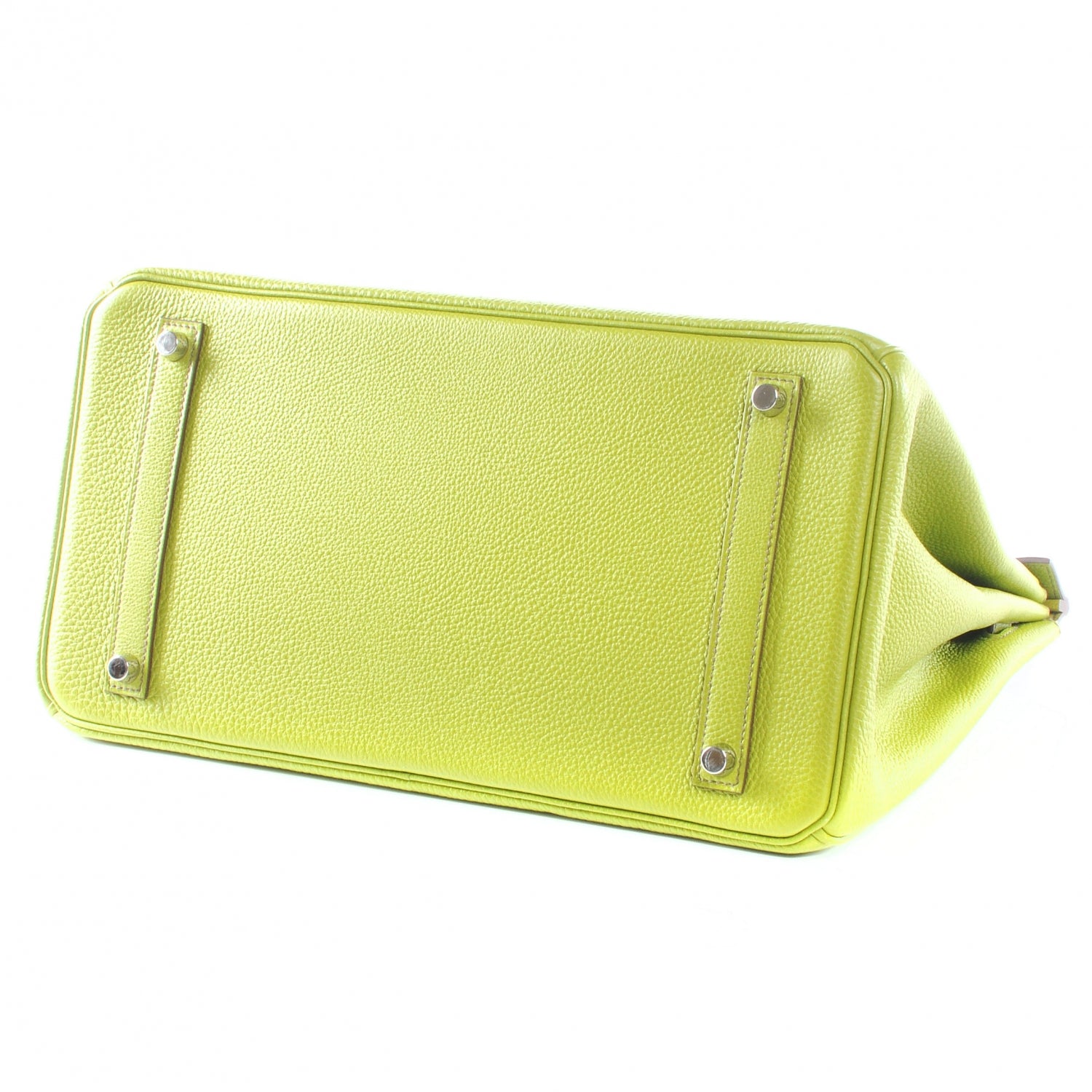 Hermes Togo Birkin 35 Vert Anis 4 of 11