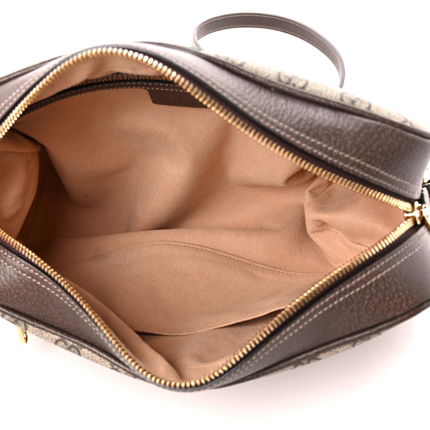 Gucci GG Supreme Monogram Web Small Ophidia Shoulder Bag Brown 5 of 12
