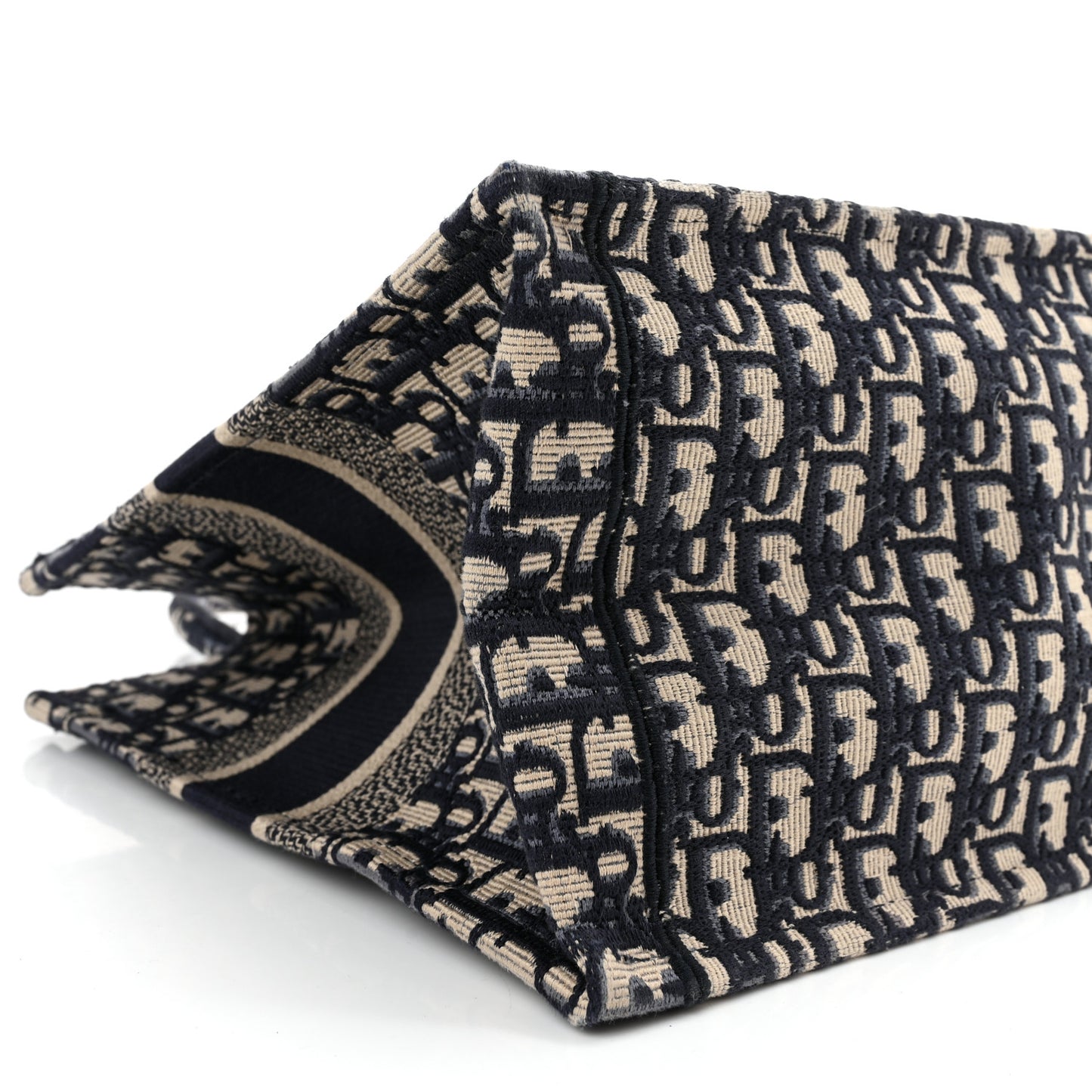 Oblique Medium Book Tote Blue Multicolor