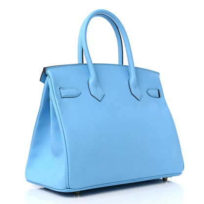Hermes Epsom Birkin 30 Celeste 3 of 10