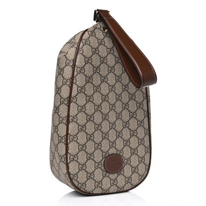 Gucci GG Supreme Monogram Wristlet Brown 2 of 4