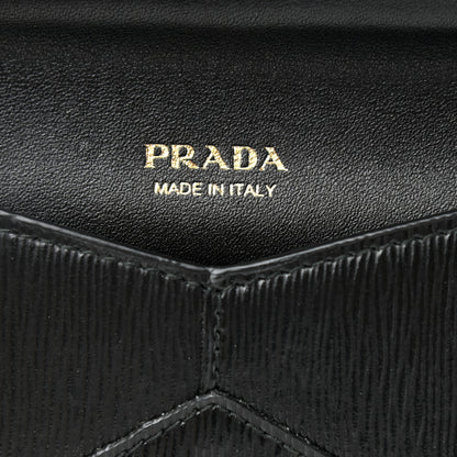 Prada Vitello Move Envelope Wallet Black 6 of 8
