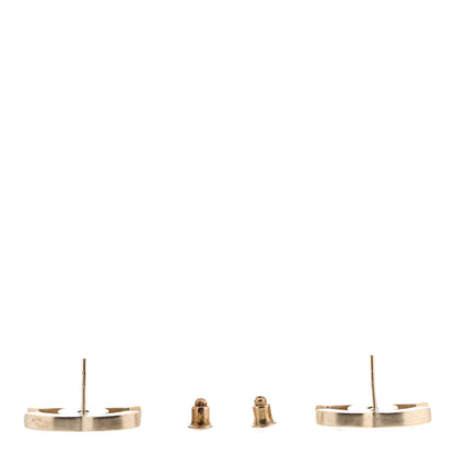 Chanel Lambskin CC Earrings Black 3 of 7