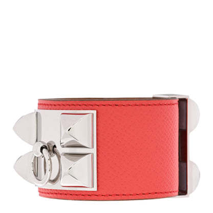 Hermes Epsom Collier De Chien CDC Bracelet S Rose Jaipur 1 of 6