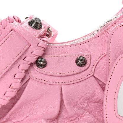 Balenciaga Agneau Arena Le Cagole Shoulder Bag XS Candy Pink 8 of 13