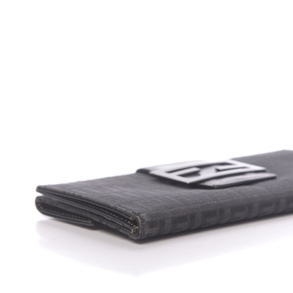 Fendi Zucchino Long Wallet Black 9 of 15