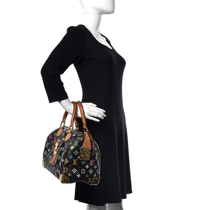 Louis Vuitton Monogram Multicolor Speedy 30 Black 2 of 15
