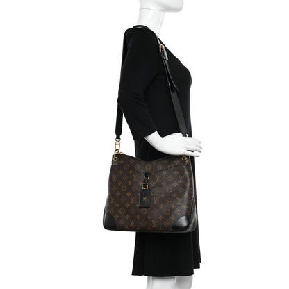 Louis Vuitton Monogram Odeon MM Black 2 of 13