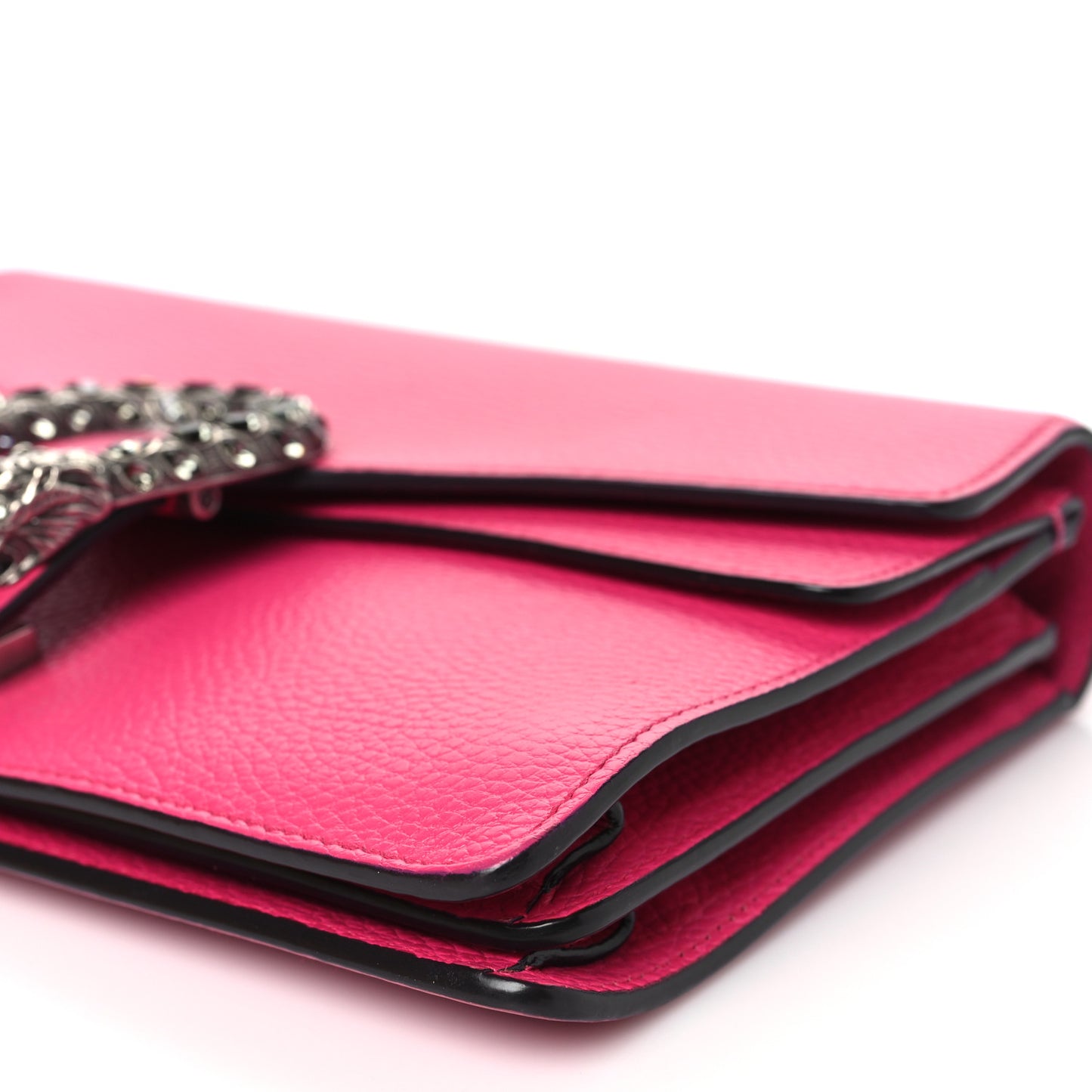 Dollar Calfskin Small Dionysus Shoulder Bag Box Pink