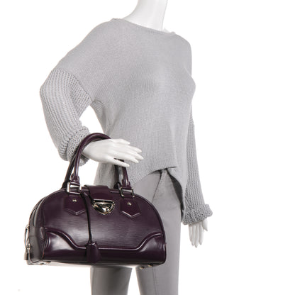 Louis Vuitton Epi Bowling Montaigne GM Cassis 2 of 7