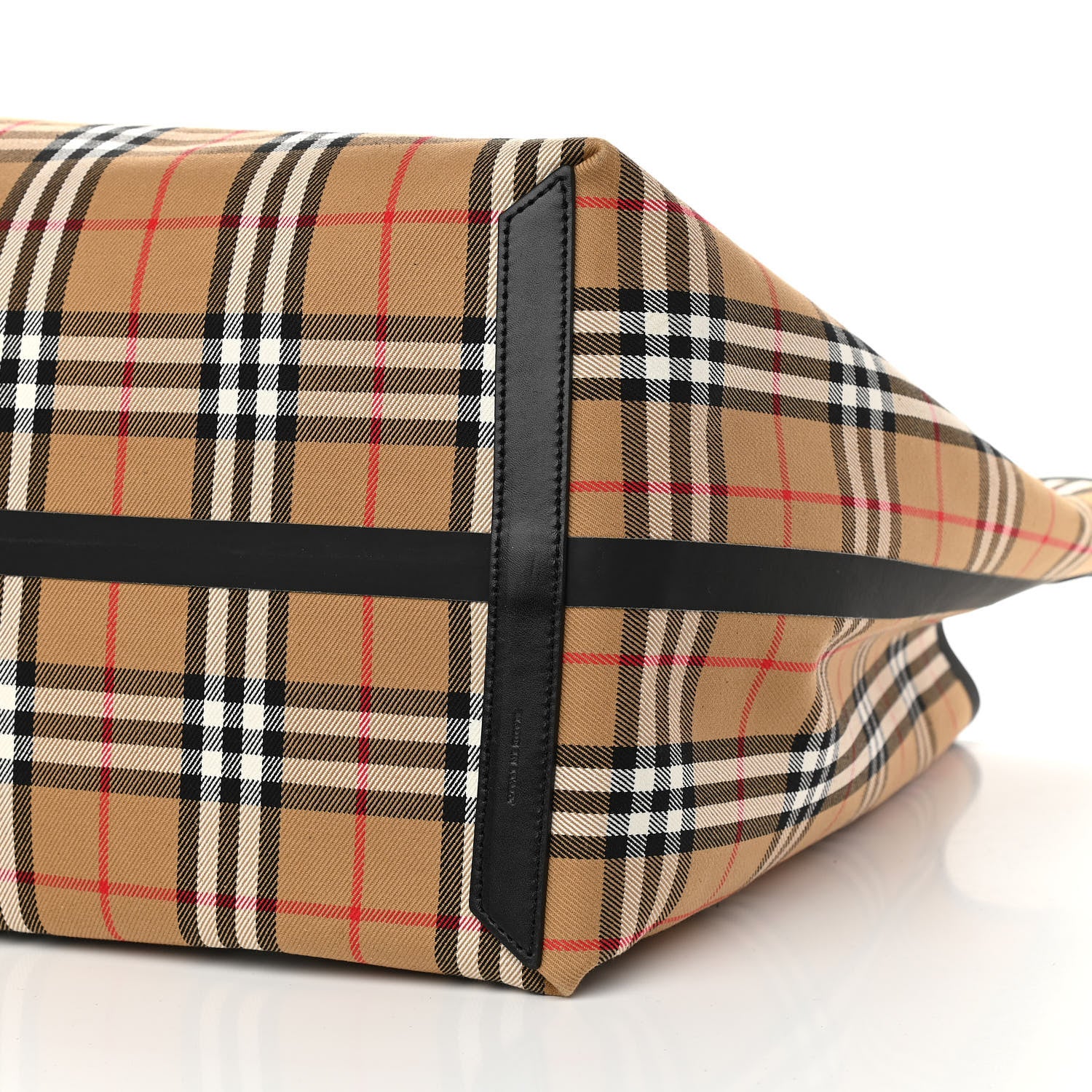 Burberry Vintage Check Extra Large The Giant Reversible Tote Antique Yellow 15 of 19
