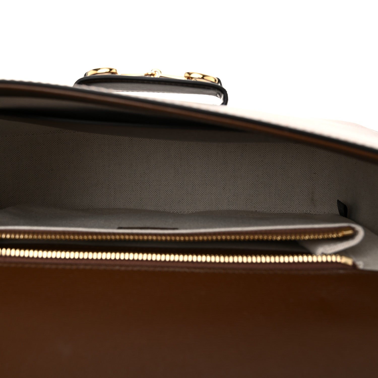 Gucci Azalea Calfskin Web Horsebit 1955 Shoulder Bag Brown Sugar 5 of 11