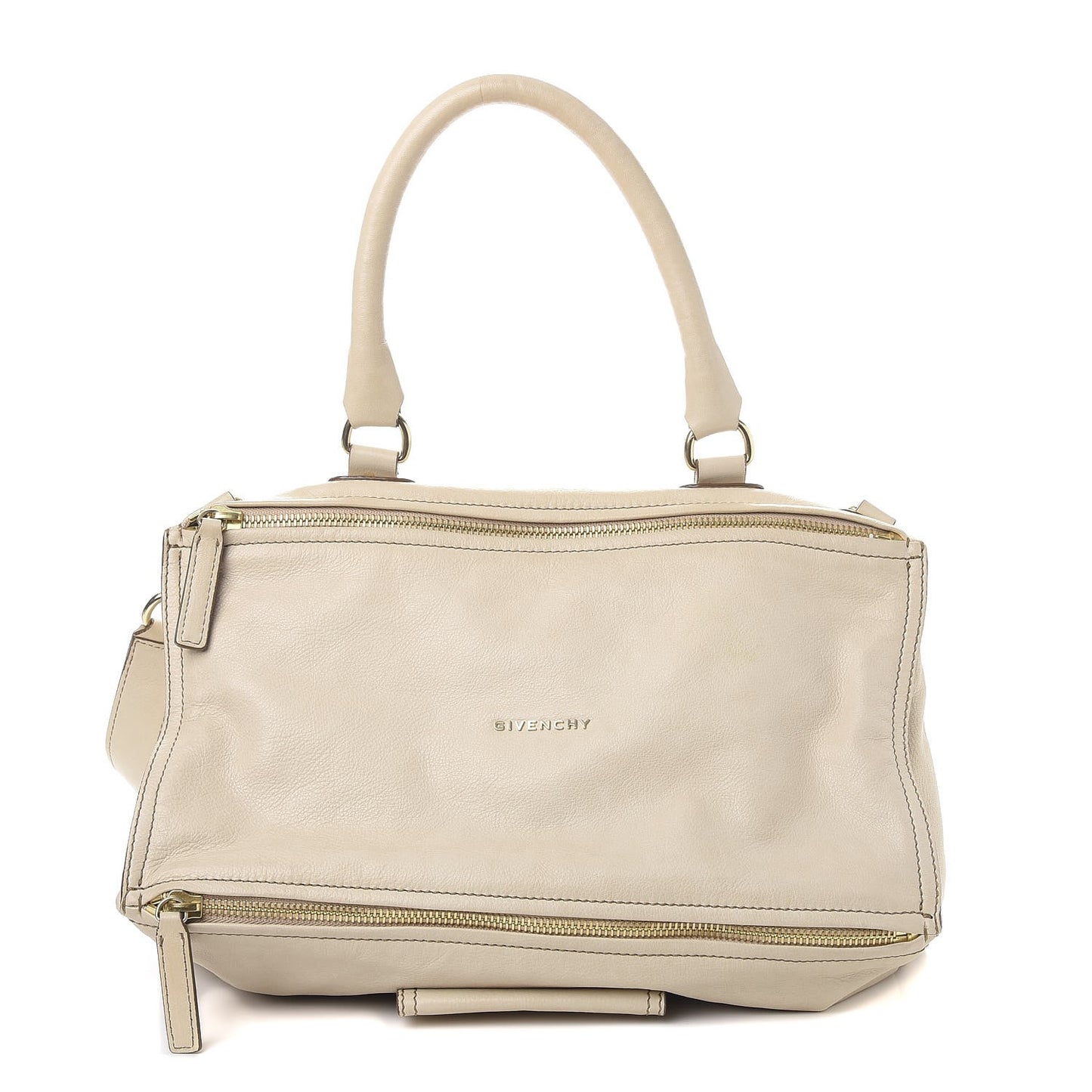 Sugar Goatskin Large Pandora Beige