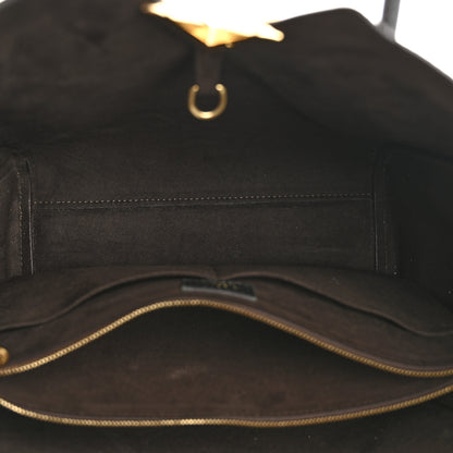 Louis Vuitton Calfskin Monogram Kimono Tote Black 5 of 14