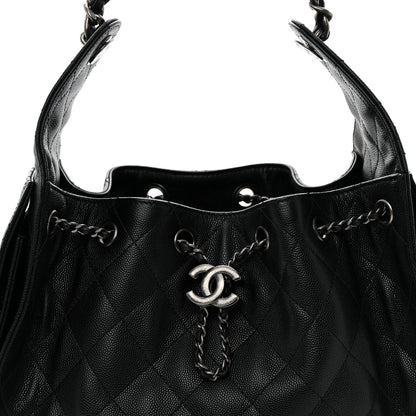 Chanel Caviar Quilted Small Chanel 25 Handbag Black 8 of 11