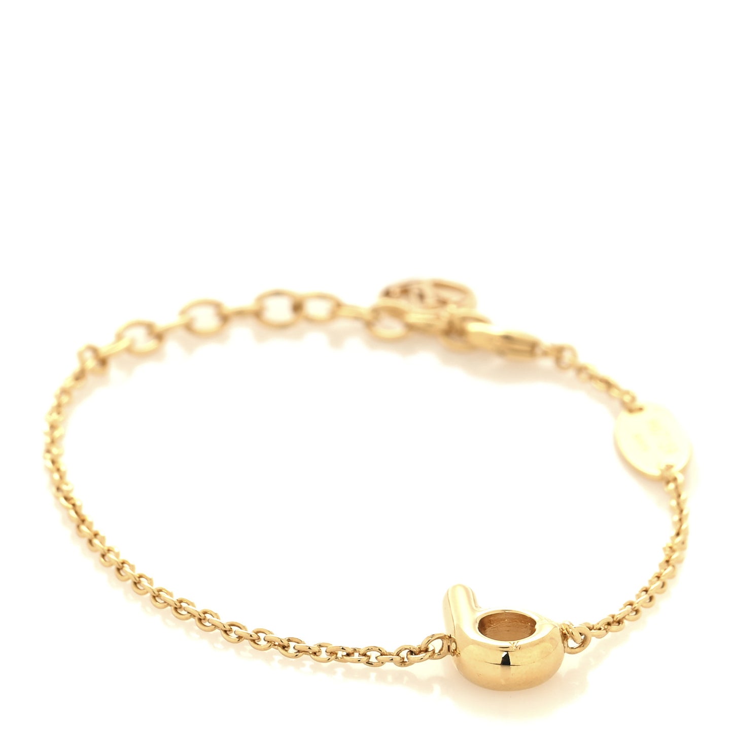 LV And Me Letter B Bracelet Gold