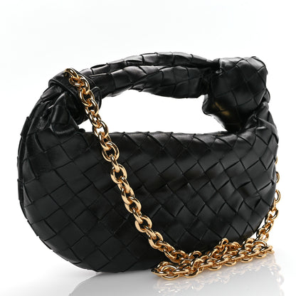 Bottega Veneta Nappa Intrecciato Mini Chain Jodie Black 3 of 11