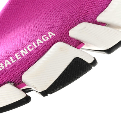 Balenciaga Technical 3D Recycled Knit Womens Speed 2.0 Sneakers 36 Pink White 12 of 14