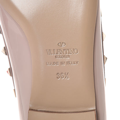 Valentino Garavani Patent Rockstud Ballerina Flats 36.5 Poudre 7 of 10