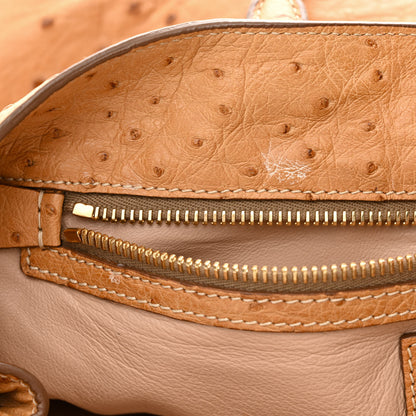 Prada Ostrich Executive Tote Cognac 9 of 18